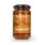 On the glass there is an eye mask like that of a hero, which is made of sea buckthorn needles, sea buckthorn berries are supposed to represent the eyeballs.