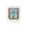 On the transparent shell of the chocolate crunchy balls is a label showing an Easter bunny juggling colorful Easter eggs.