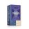 Photo of a pack Celebrating Friendships Tea Organic Herbal Spice Tea Blend. On the package is an illustration with floral background in purple with the inscription Happiness is Celebrating Friendships.