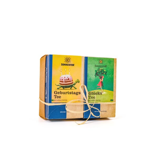 Geburtstags Geschenkset 14,5x13x6 cm bio