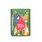 On the green package is a red drop with the words "Merry Christmas" written inside. Surrounding it are four more drops containing Christmas symbols.