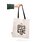 The bag has the word Spice Girl written on it, and in front of it is a fluffy grandmother with a finished roast in the pan in her hands.