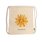 Shown is a cotton gym bag with a sun printed in the middle.